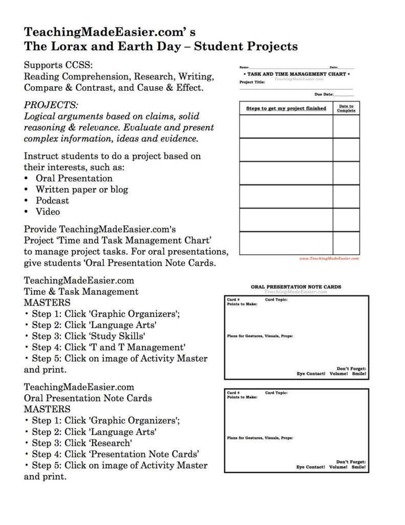 High School The Lorax Environmental Science Worksheet Answers A 