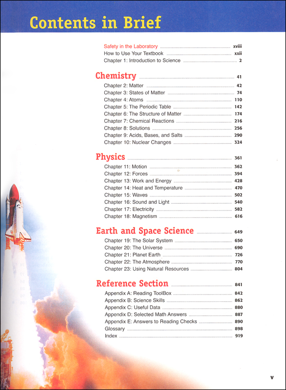 Holt Physical Science With Earth And Space Science Holt Rinehart 