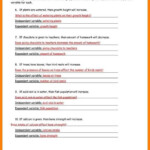 Identifying Variables Worksheet Answers Worksheet List