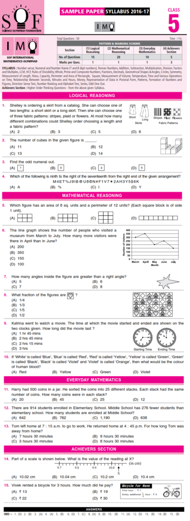 Ieo English Olympiad Sample Papers