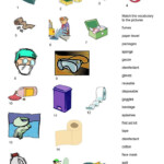 Image Safety equipment vocabulary worksheet Science Lab Safety