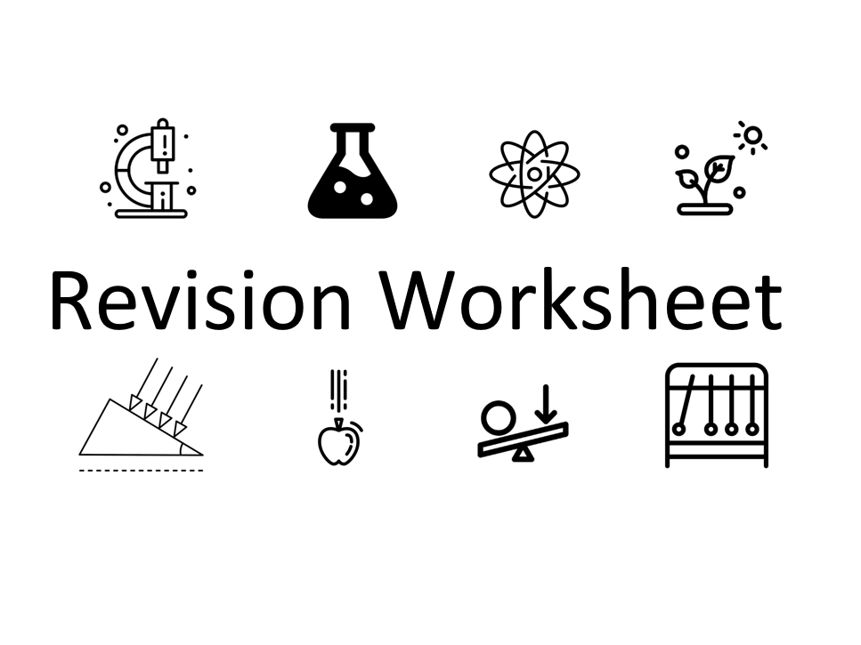 KS4 Revision Worksheets Physics Teaching Resources