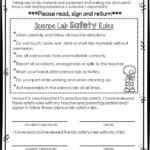 Lab Safety Worksheet Answer Key 7th Grade Worksheet