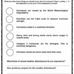 Learn About Hurricanes Worksheets 99Worksheets