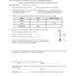 Mass And Weight The Physics Classroom
