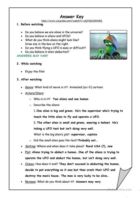 Meet The Robinsons Worksheet Answers Printable Worksheet Template