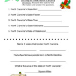 North Carolina Worksheets Have Fun Teaching