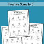 Number Bond Worksheets Sums To 6 Mamas Learning Corner