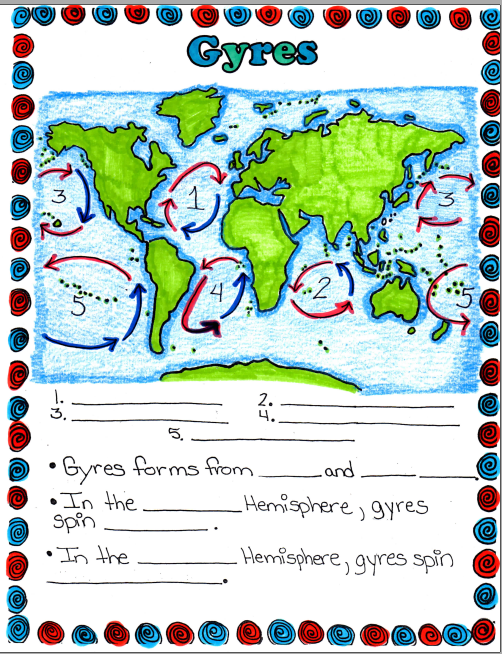 Ocean Currents Worksheet Worksheet