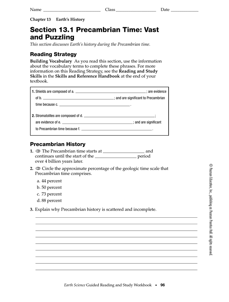 Pearson Education Earth Science Answer Key The Earth Images Revimage Org