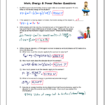 Physics 11 Work Power Energy Worksheet Printable Worksheets And