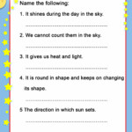 Pin By Anam Jumlana On Science Worksheets In 2020 Solar System