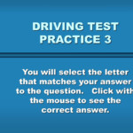 PPT DRIVING TEST PRACTICE 3 PowerPoint Presentation Free Download