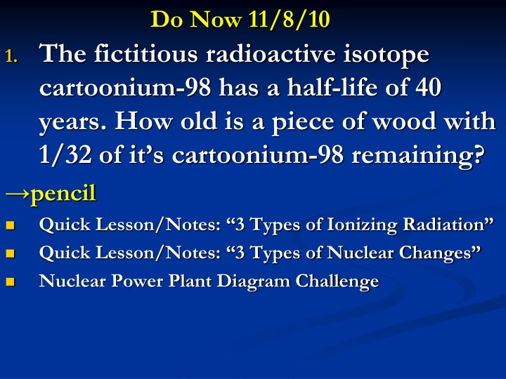 PPT Physical Science Do Now 8 19 10 PowerPoint Presentation ID 1531652