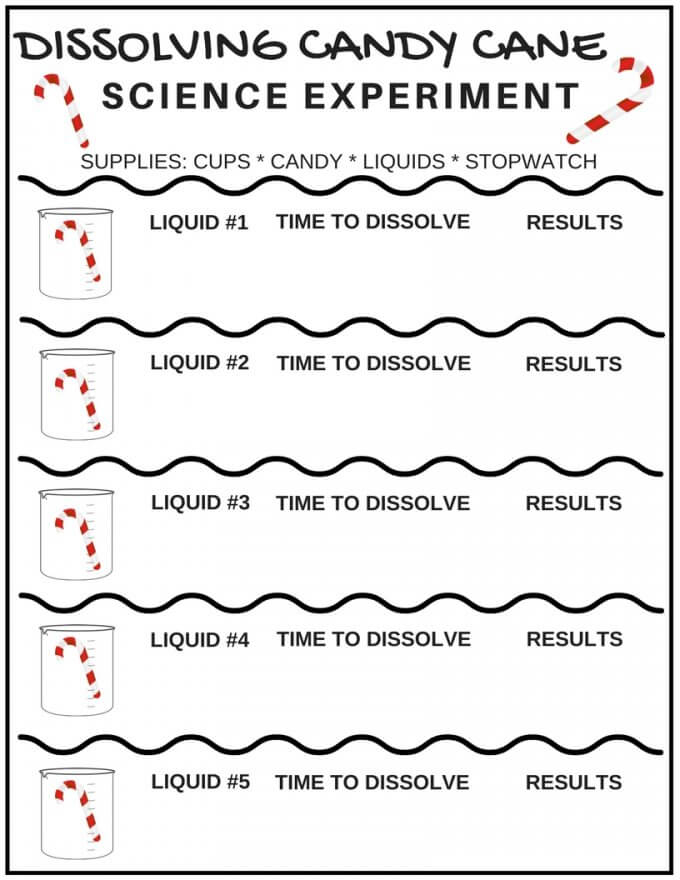 Printable Christmas STEM Activities And Science Experiments For Kids