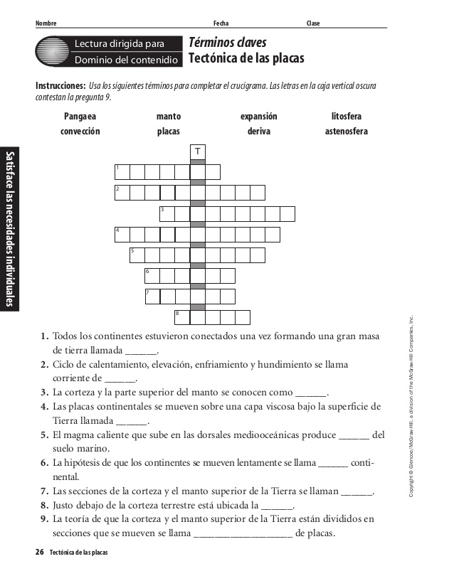 The Mcgraw-hill Companies Worksheets Answers Science