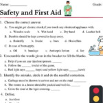 Safety And First Aid For Class 3 Worksheet In 2021 Safety And First