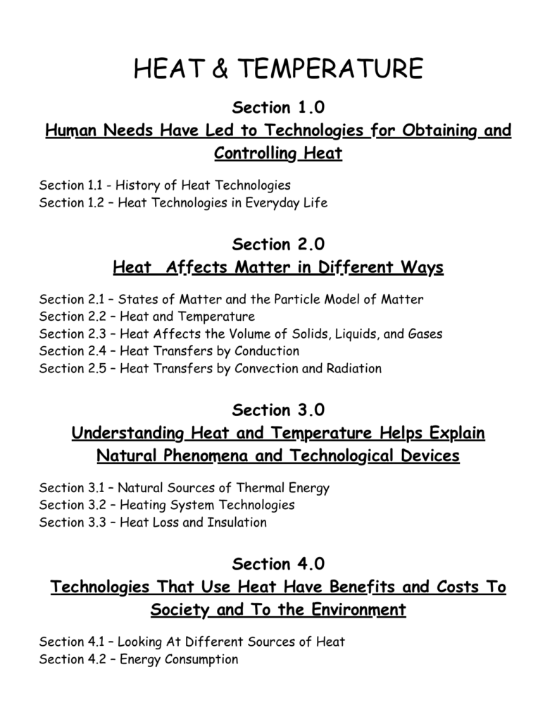 Science 7 Heat And Temperature Unit And Lesson Plans By Tinakt Ninja 