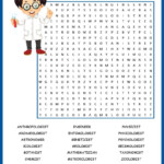 SCIENCE CAREER Word Search Puzzle Worksheet Activity Science
