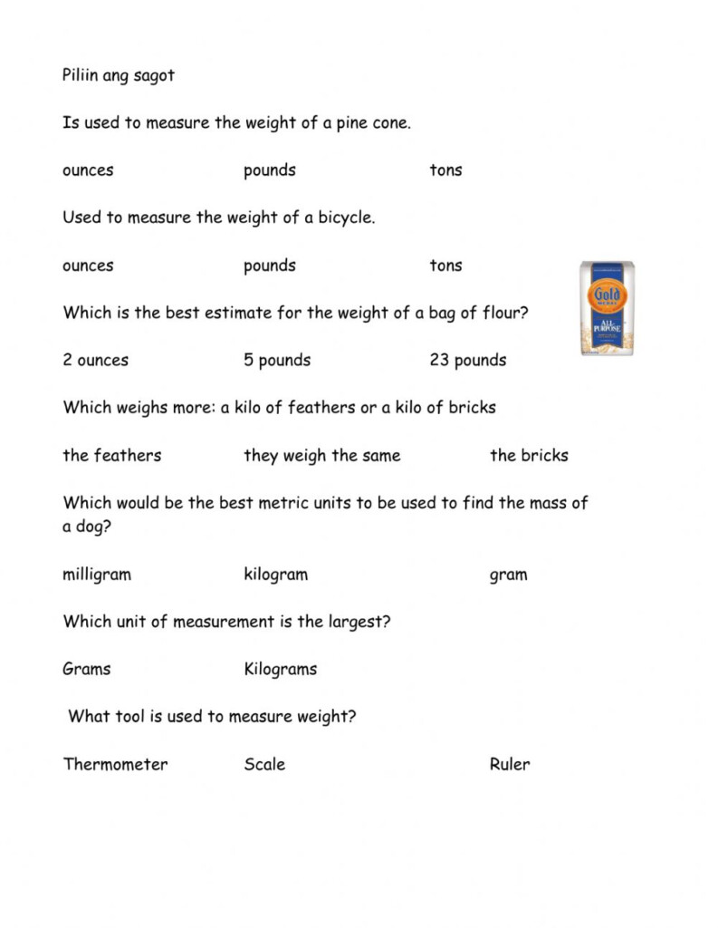 Science Characteristics Of Matter Grade 3 Worksheet