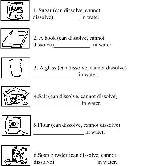 Science For Primary School Year 2 Unit 7 Exercises Free Worksheets 