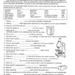 Science Lab Safety Worksheet Briefencounters