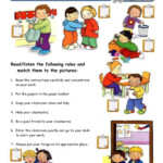 Science Room Rules Worksheet Classroom Rules Drag drop Worksheet