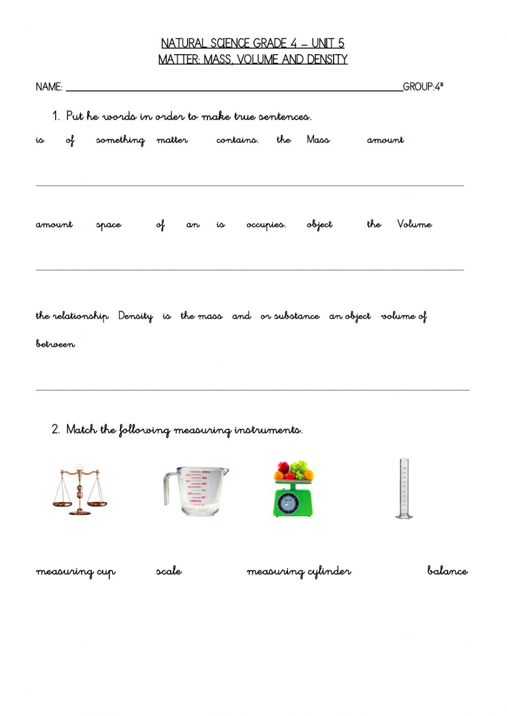 Super Teacher Worksheets Science Answers - Scienceworksheets.net