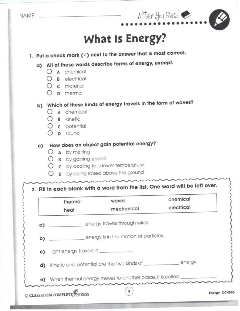 Science Worksheets For Grade 5 Light And Shadow Db excel