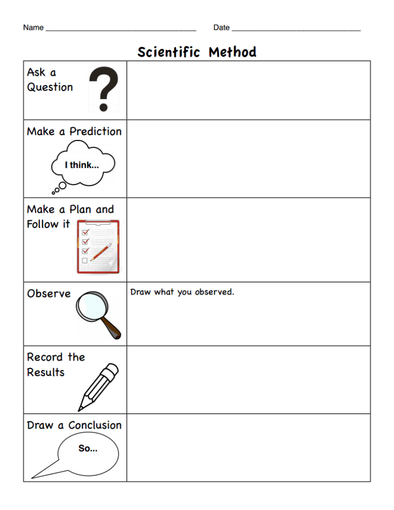 Scientific Method Worksheet 5th Grade Pdf Thekidsworksheet