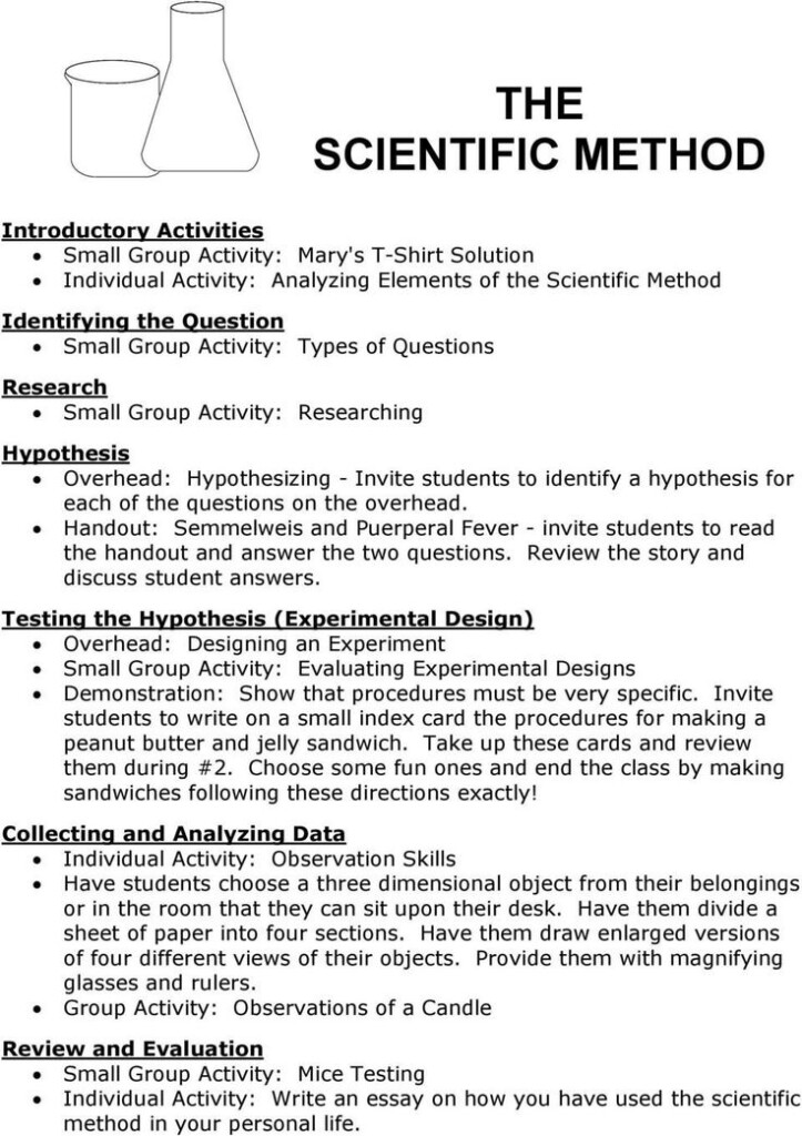 Scientific Method Worksheet Answer Key Pdf Worksheets