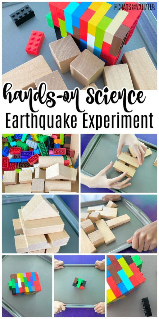 Simple Science Earthquake Experiment Science Experiments Kids 
