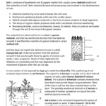 Soil Formation Worksheet Soil Of Soils