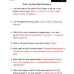 Solar System Quiz For Grade 5 With Answers Jinda Olm