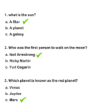 Solar System Worksheet 3 Solar System Questions And Answers