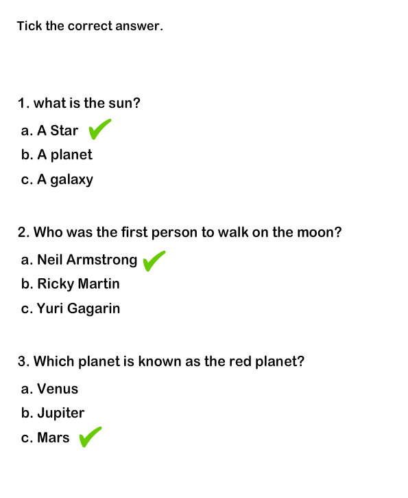 Solar System Worksheet 3 Solar System Questions And Answers