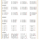 Solving Linear Equations 7th Grade Worksheets Tessshebaylo