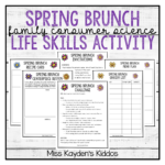 Spring Brunch Family Consumer Science Life Skills Activity Middle