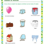 States Of Matter Science Printable For Grade 3