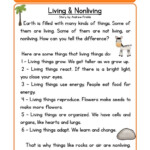 Teach Child How To Read 1st Grade Science Comprehension Worksheets