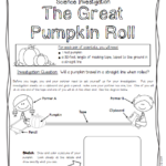 The Great Pumpkin Roll Sample Science Investigation From Halloween