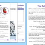 The Roller Coaster Character Analysis Reading Activity