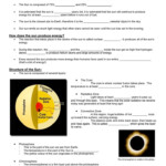The Sun An Important Star Worksheet December 7 2017 Science