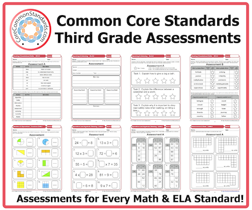 Third Grade Common Core Assessment Workbook Download