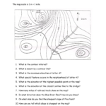 Topographic Map Reading Worksheet Answers Topographic Map Activities