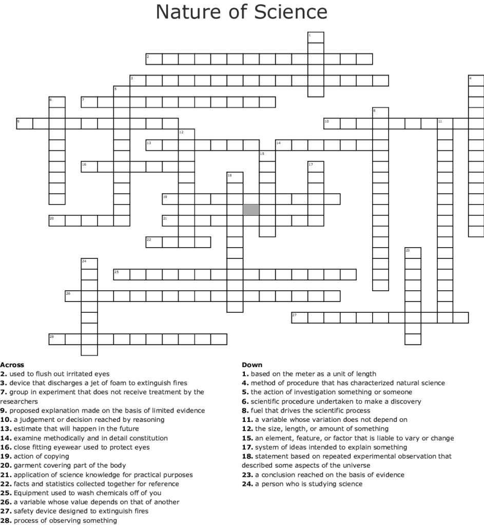 Unit 1 Nature Of Science Worksheet Answers A Worksheet Blog