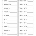 Want Practice Using Scientific Notation Scientific Notation