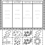 Weather Sort By Seasons With This Self checking Printable Part Of An