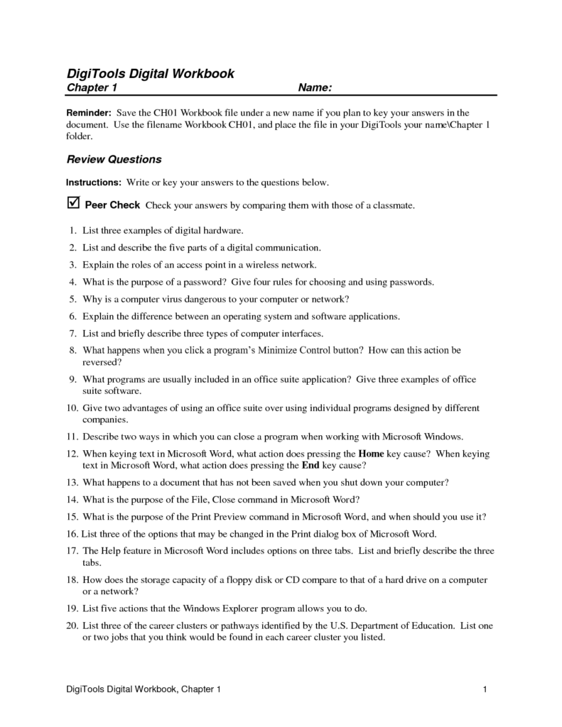 15 Glencoe Biology Worksheets Worksheeto