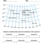 15 Latitude And Longitude Map Worksheet Worksheeto